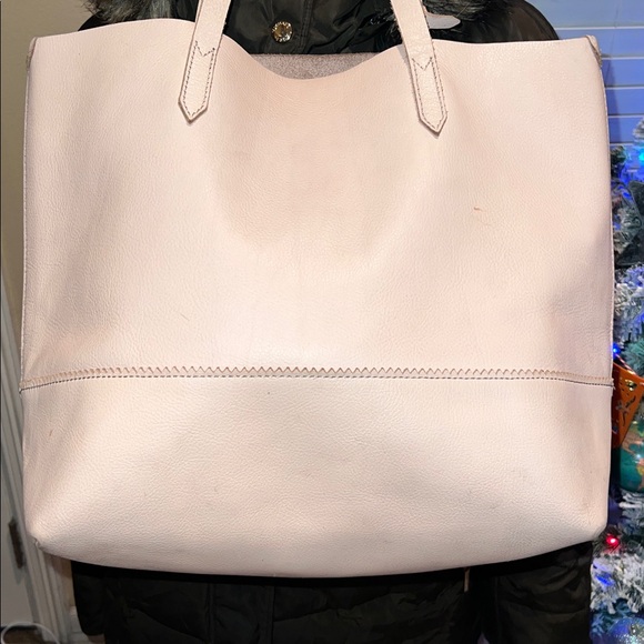 Vintage J. Crew Leather Shopper Tote Bag - Picture 5 of 11